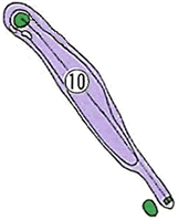 10番ホール図